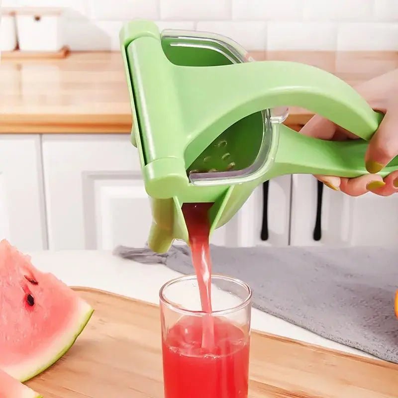 1pc Presse-agrumes multifonctionnel vert Presse-agrumes à main non électrique Presse-agrumes à fruits et légumes Petit presse-agrumes manuel - THE KITCHFIT