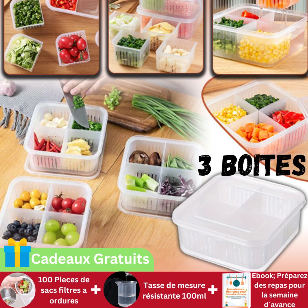 Boite de conservation alimentaire | VeggieFresh™ - THE KITCHFIT